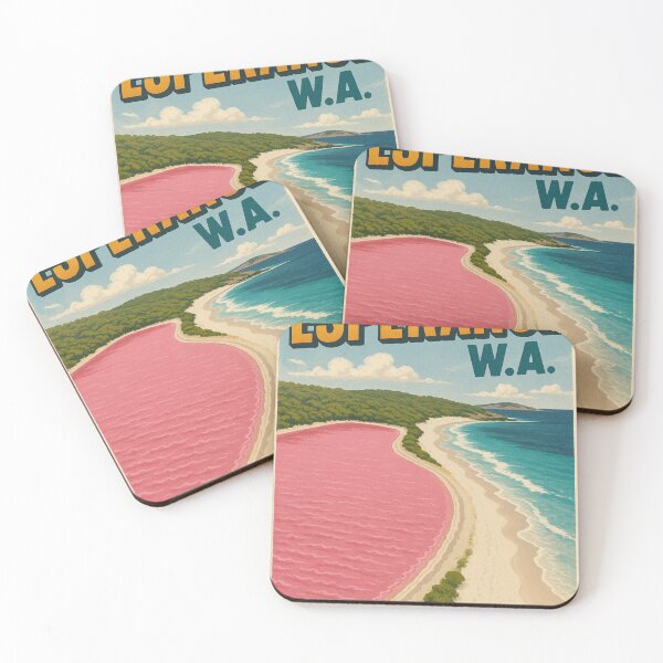 Item preview, Greetings from Esperance WA with Lake Hillier View designed and sold by Places On Earth.