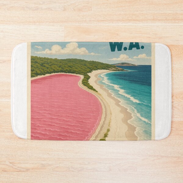 Item preview, Greetings from Esperance WA with Lake Hillier View designed and sold by Places On Earth.