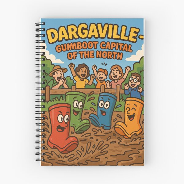 Item preview, Dargaville Gumboot Festival Northland New Zealand designed and sold by Places On Earth.