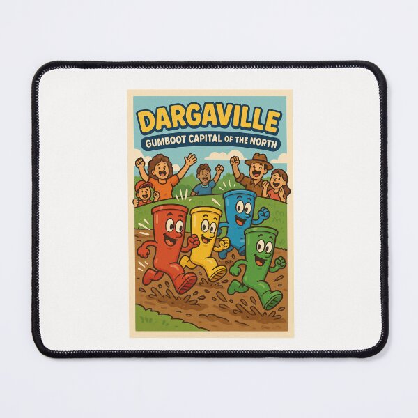 Item preview, Dargaville New Zealand Gumboot Capital Scene designed and sold by Places On Earth.
