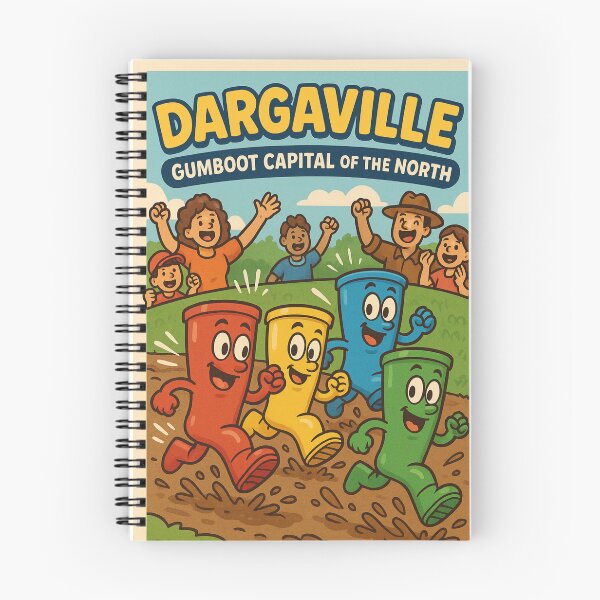Item preview, Dargaville New Zealand Gumboot Capital Scene designed and sold by Places On Earth.