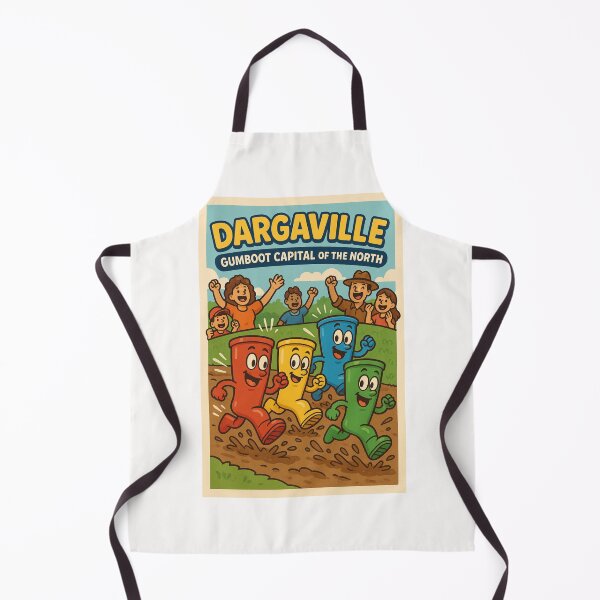 Item preview, Dargaville New Zealand Gumboot Capital Scene designed and sold by Places On Earth.