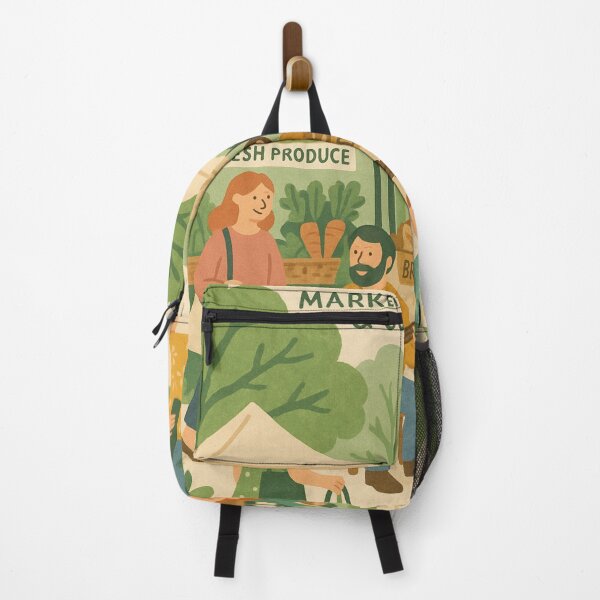 Item preview, Matakana Market Scene with Fresh Produce and Live Music designed and sold by Places On Earth.