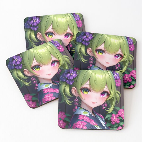 Item preview, Collei Genshin Impact Floral Night Yukata Fantasy Eyes Anime Girl Waifu Game designed and sold by mildaclairmo.