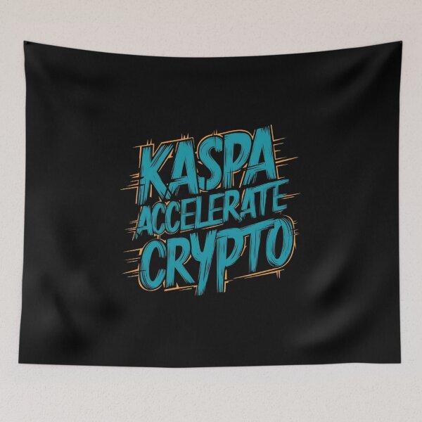 Item preview, Kaspa: Where Blocks Speak Louder Than Tweets designed and sold by RadDeck.