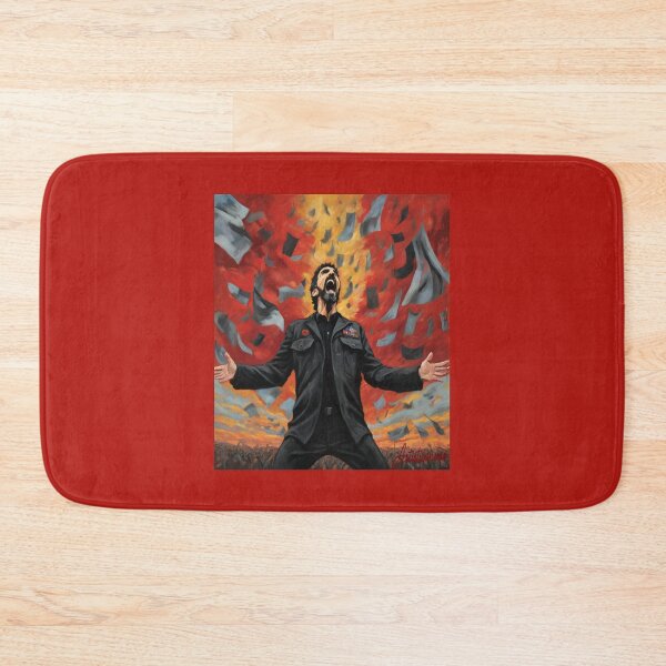 Item preview, "Serj Tankian: The Rock Prophet's Fiery Performance" designed and sold by Artisticanvas.