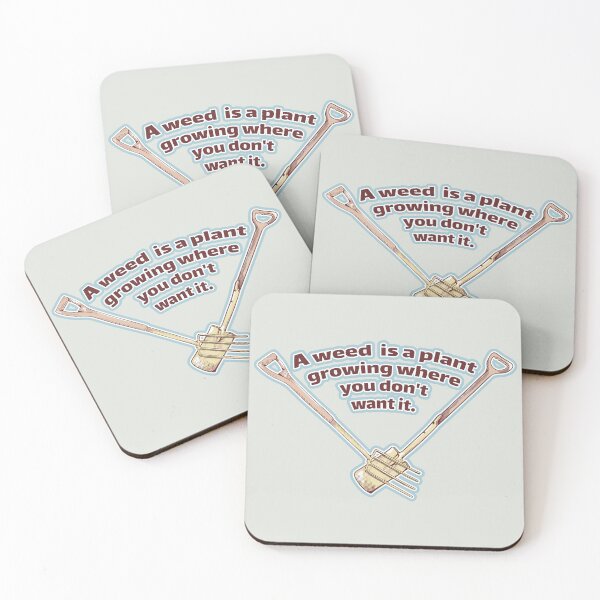 Item preview, A definition of a weed in gardening designed and sold by ekpatterns.