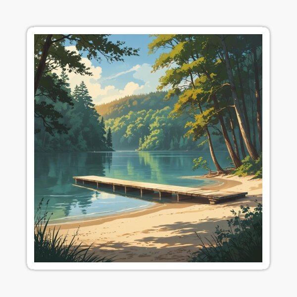 Item preview, Beautiful lake designed and sold by MerchHaute.