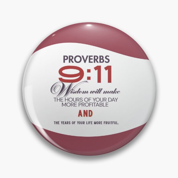 Item preview, 9-11 Proverbs -Burgundy designed and sold by Nathlee-R-Grant.