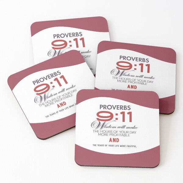 Item preview, 9-11 Proverbs -Burgundy designed and sold by Nathlee-R-Grant.