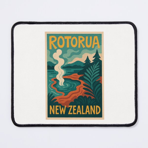 Item preview, Rotorua Geothermal Landscape in New Zealand designed and sold by Places On Earth.