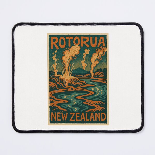 Item preview, Rotorua Geothermal Geysers and Volcanic Landscape designed and sold by Places On Earth.
