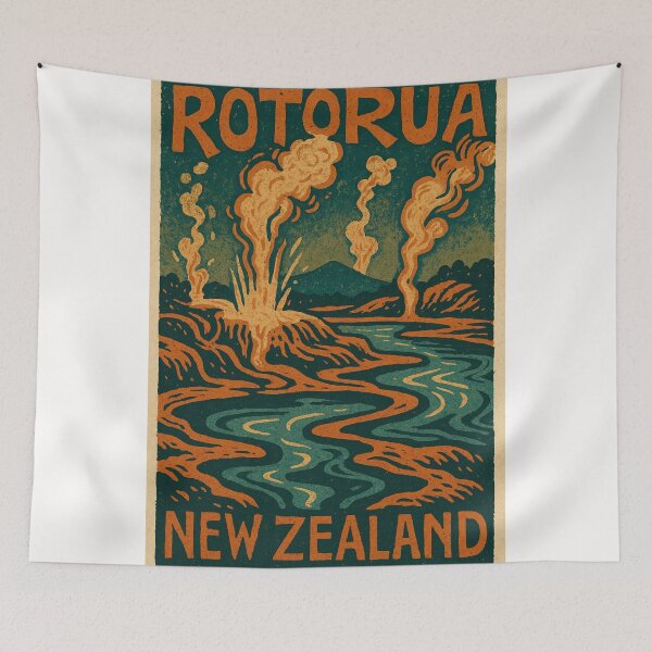 Item preview, Rotorua Geothermal Geysers and Volcanic Landscape designed and sold by Places On Earth.