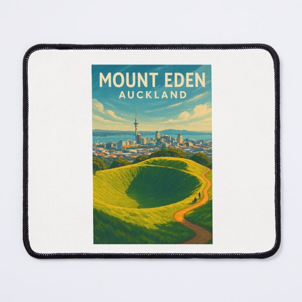 Item preview, : Mount Eden Crater with Auckland City View designed and sold by Places On Earth.