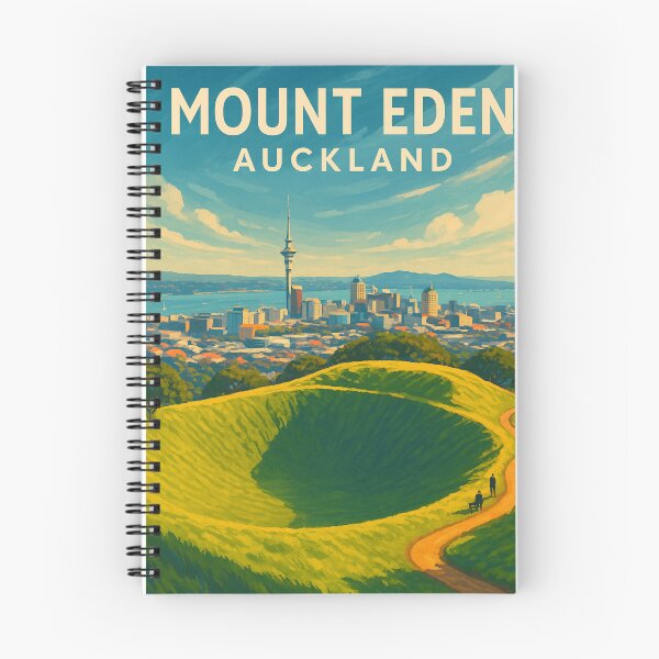 Item preview, : Mount Eden Crater with Auckland City View designed and sold by Places On Earth.