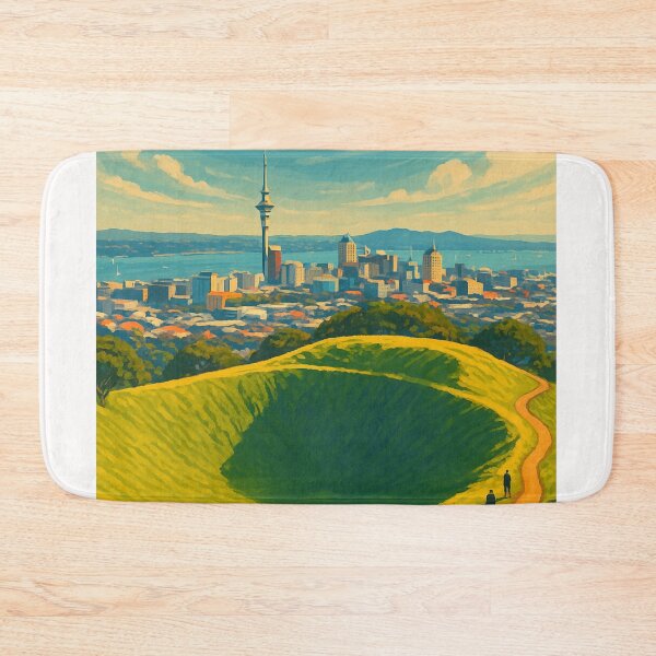 Item preview, : Mount Eden Crater with Auckland City View designed and sold by Places On Earth.