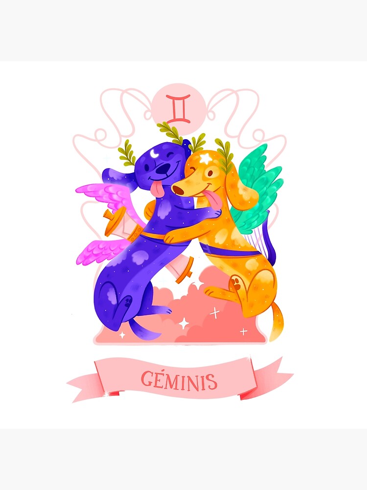 Thumbnail 2 of 2, Tote Bag, Dachshund Zodiac Gemini designed and sold by Hanawmin.