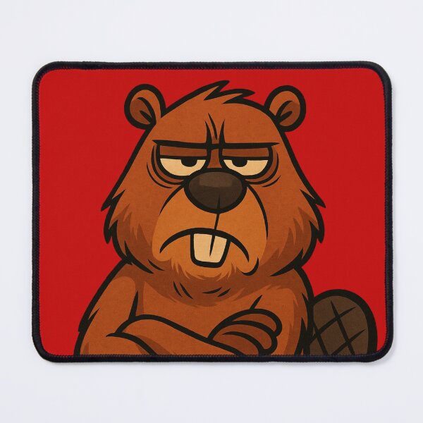 Item preview, Disgruntled Beaver with Arms Folded designed and sold by RWCarpenter.