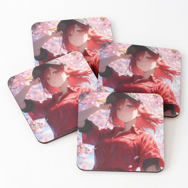 Item preview, Red Blood Cell Cells At Work Anime Sakura Spring Energy Portrait designed and sold by mildaclairmo.