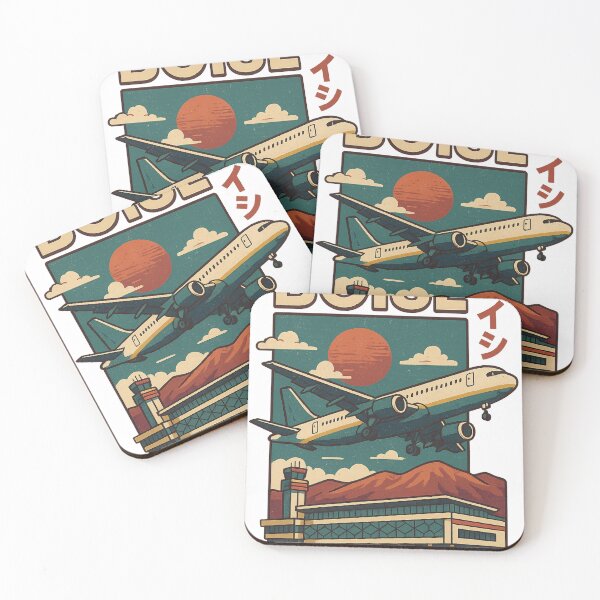 Item preview, Boise Airport Flight Scene with Mountains and Tower designed and sold by Aryabek.