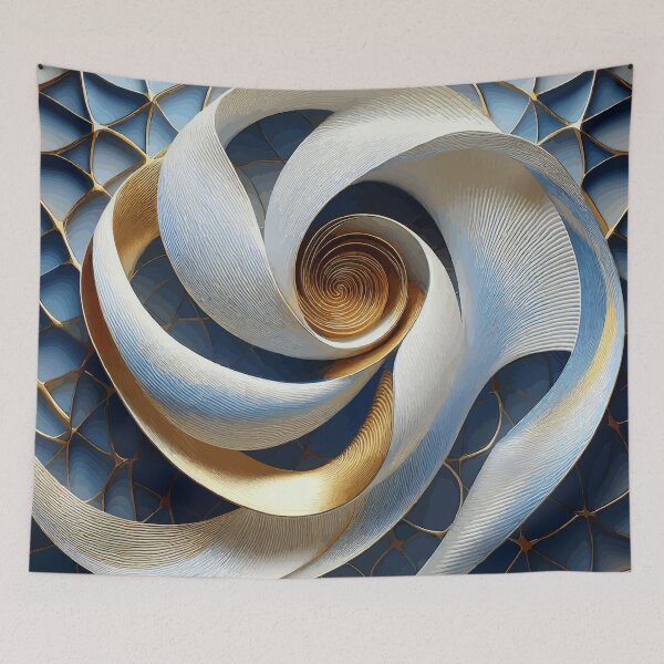Item preview, Colorful Abstract Fibonacci Art 63 designed and sold by Vicky Brago-Mitchell®.