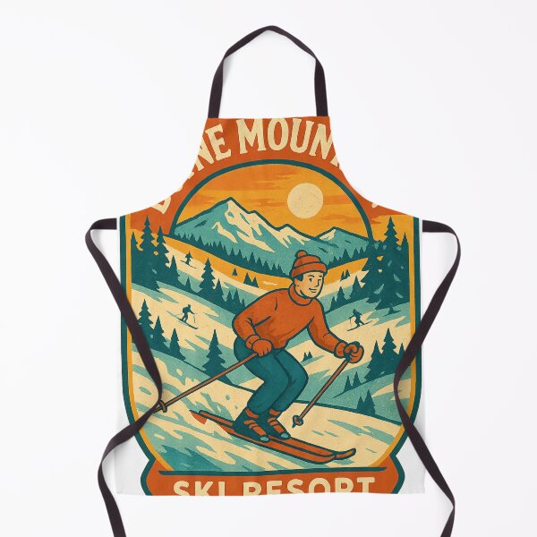 Item preview, Boyne Mountain Ski Resort Vintage Ski Scene designed and sold by Aryabek.