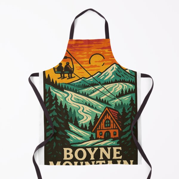 Item preview, Boyne Mountain Chairlift Ride at Sunset Michigan designed and sold by Aryabek.