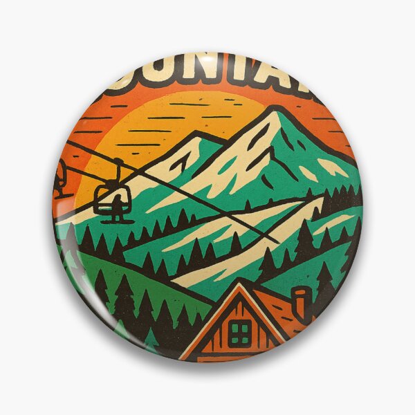 Item preview, Boyne Mountain Sunrise with Lodge and Chairlift designed and sold by Aryabek.