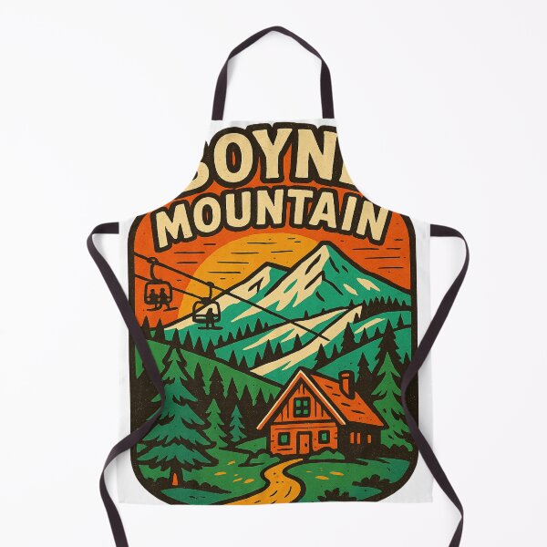 Item preview, Boyne Mountain Sunrise with Lodge and Chairlift designed and sold by Aryabek.