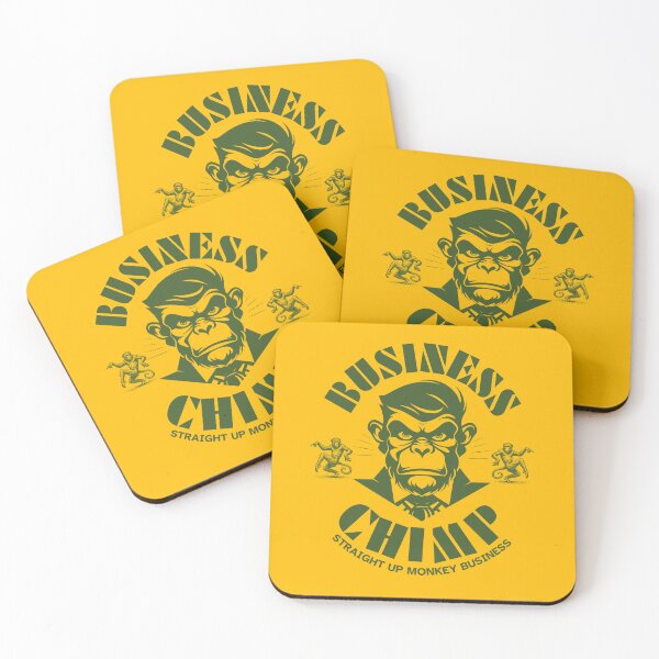 Item preview, Business Chimp - Straight Up Monkey Business designed and sold by UNK-Fatigues.