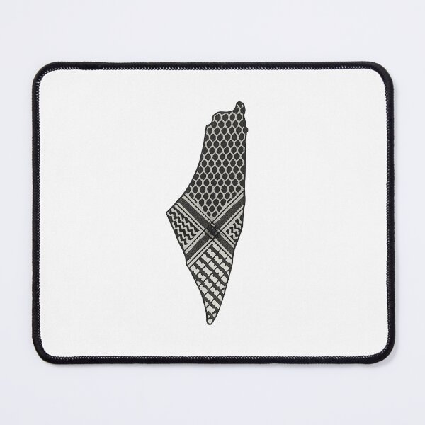 Item preview, Palestine Map in Keffiyeh Pattern designed and sold by opiniondh.