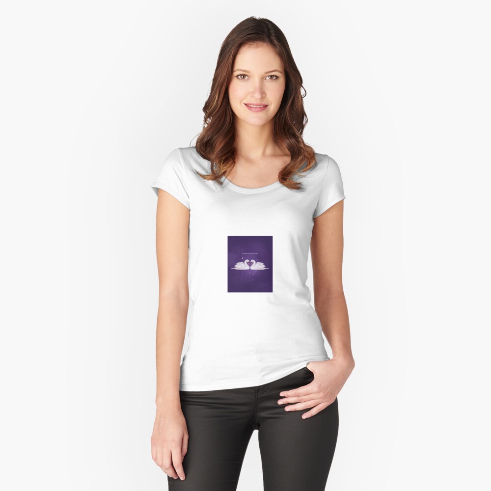 Item preview, Fitted Scoop T-Shirt designed and sold by thewhimsyash.