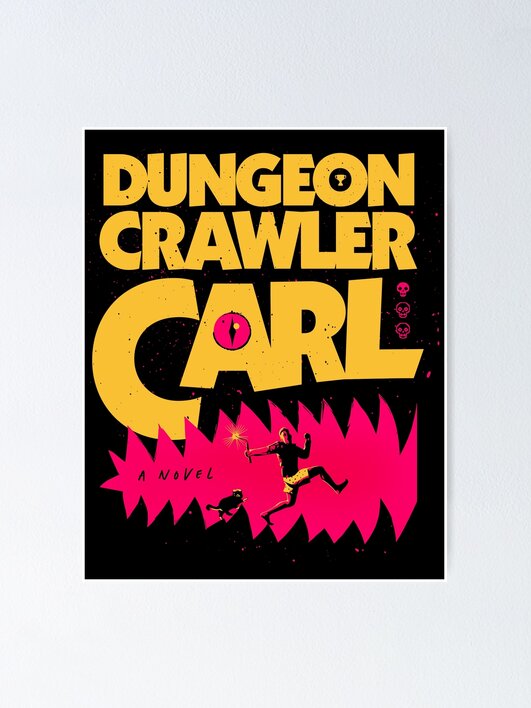Thumbnail 1 of 3, Poster, New Achievement Dungeon Crawler Carl Vintage designed and sold by dakshagirii.