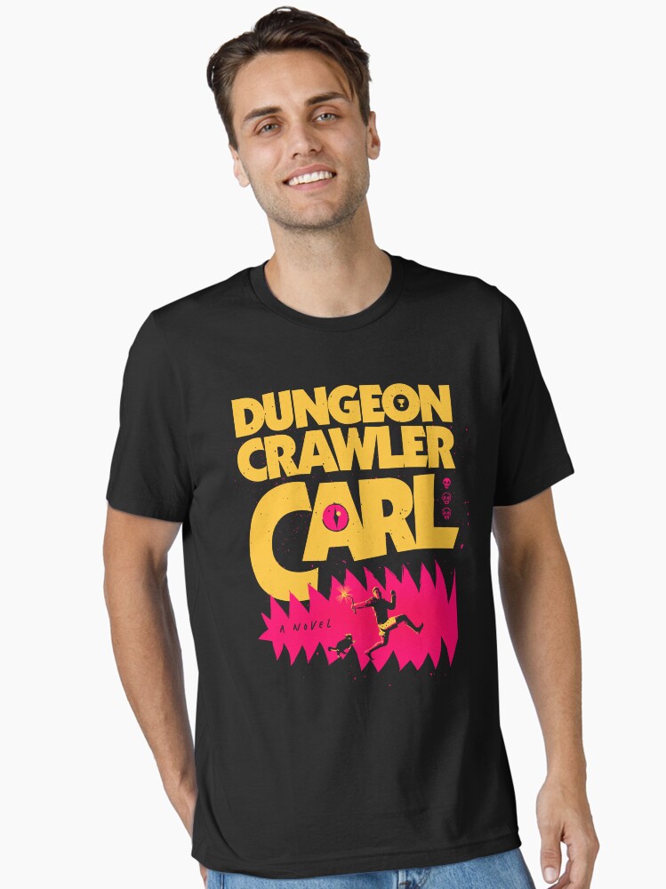 Imagen 1 de 7, Camiseta esencial con la obra Nuevo logro: Explorador de mazmorras Carl Vintage, diseñada y vendida por dakshagirii.