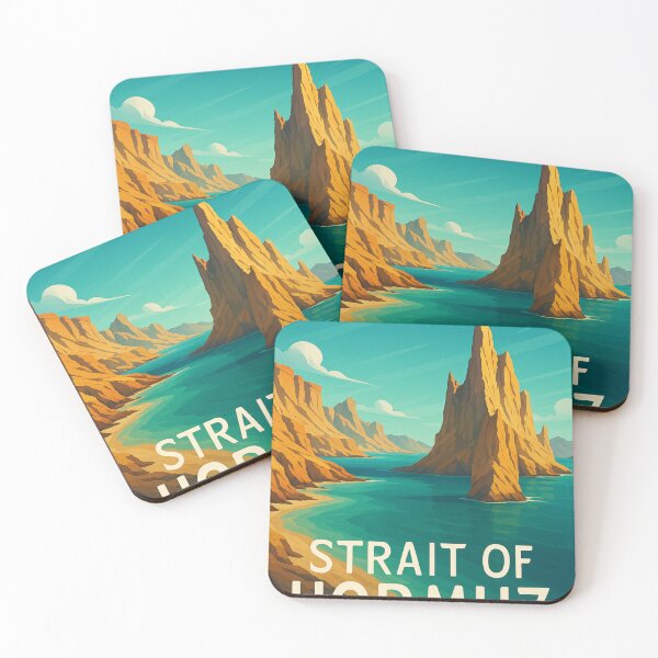 Item preview, Strait of Hormuz Rock Formations and Coastal Cliffs designed and sold by Aryabek.