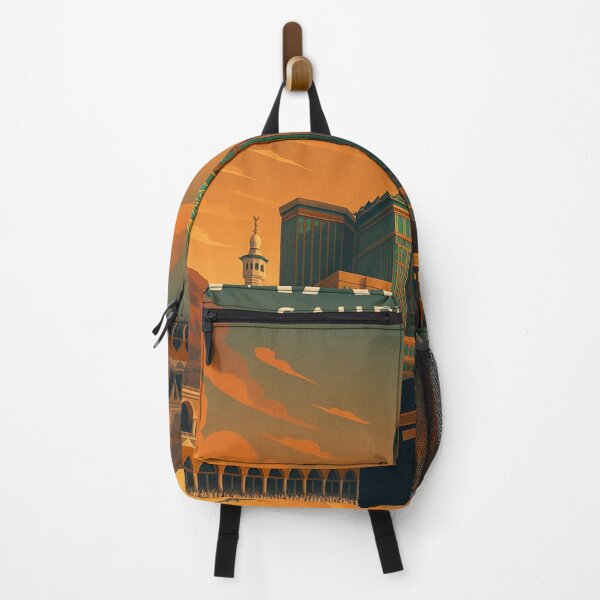 Item preview, Makkah Kaaba and Abraj Al Bait Clock Tower at Sunset designed and sold by Aryabek.