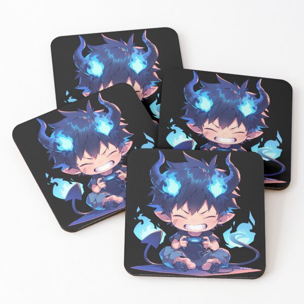 Item preview, Rin Okumura Energetic Gaming Flame Blue Exorcist Anime designed and sold by mildaclairmo.