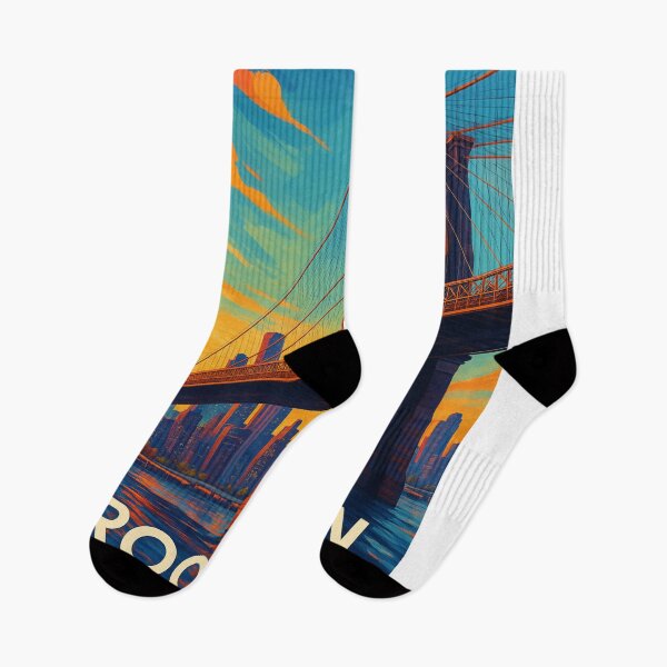Item preview, Brooklyn Bridge and Lower Manhattan Evening View designed and sold by Aryabek.