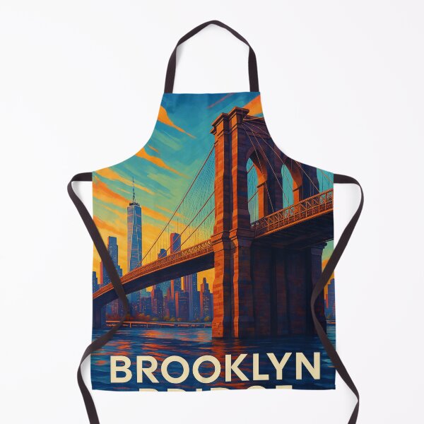 Item preview, Brooklyn Bridge and Lower Manhattan Evening View designed and sold by Aryabek.