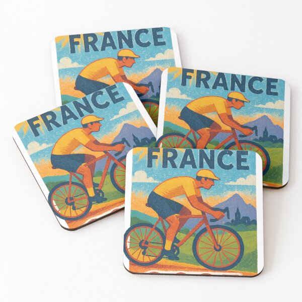 Item preview, Tour de France Cyclist Riding Through French Countryside 2025 designed and sold by Aryabek.