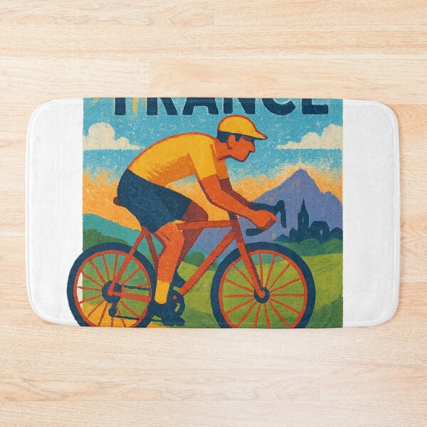 Item preview, Tour de France Cyclist Riding Through French Countryside 2025 designed and sold by Aryabek.