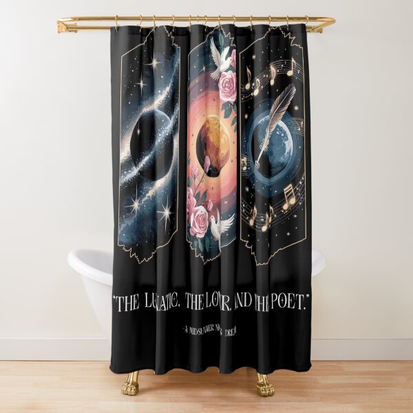The Lunatic, The Lover, and The Poet – Shakespeare Celestial Quote Design