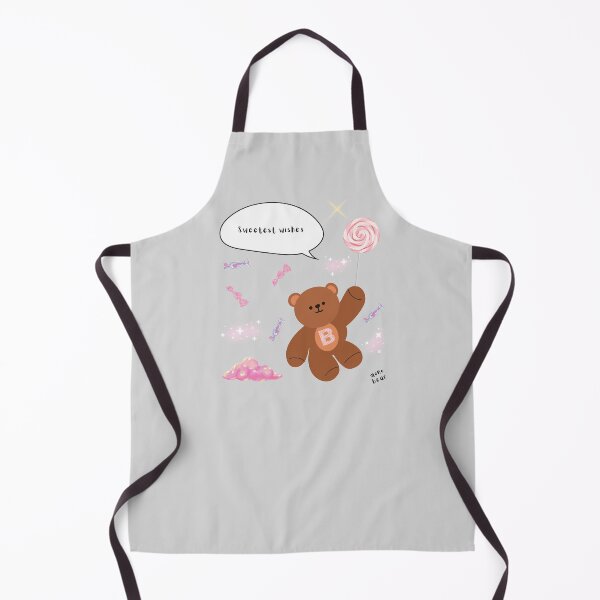Item preview, Sweetest Wishes – mono bear messages ( Gray Background ) designed and sold by mintmono-studio.