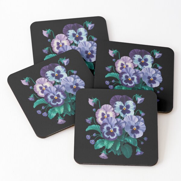 Item preview, alzheimer purple floral pansy dementia alzheimer's awareness designed and sold by brynatshop.