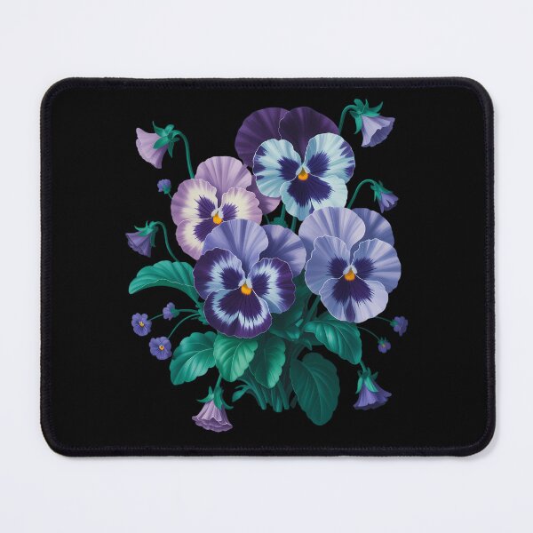 Item preview, alzheimer purple floral pansy dementia alzheimer's awareness designed and sold by brynatshop.