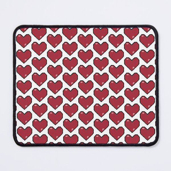 Item preview, ROYGBIV Red Cartoon Pixel Heart designed and sold by KQsWonderland.