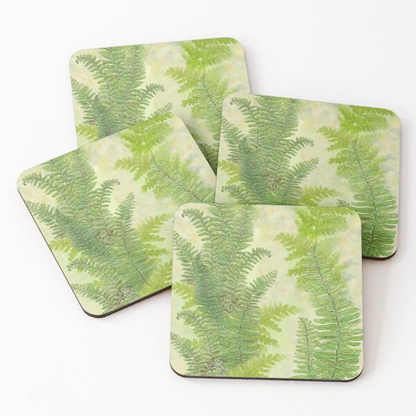 Item preview, Forest Ferns repeat pattern designed and sold by Nadya Neklioudova.