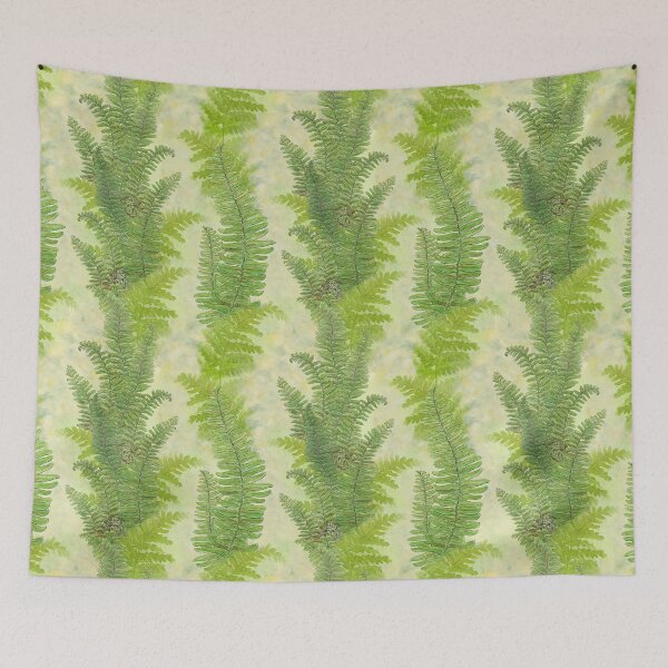 Item preview, Forest Ferns repeat pattern designed and sold by Nadya Neklioudova.