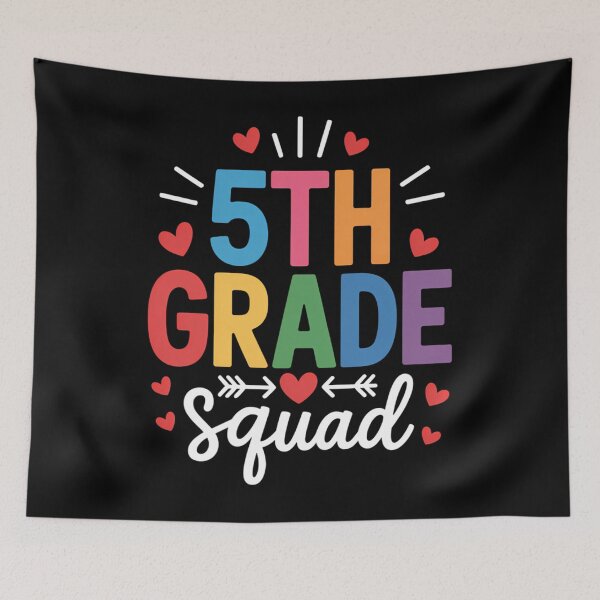 Item preview, 5th Grade Squad - Fifth Teacher Student Team Back To School designed and sold by brynatshop.