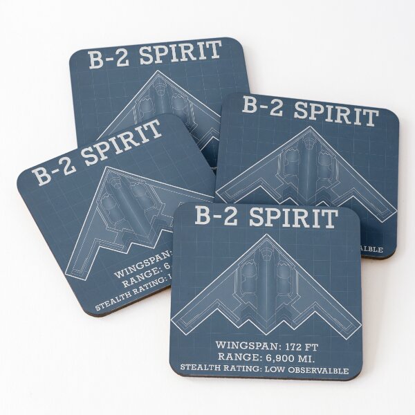 Item preview, B-2 Spirit Stealth Bomber Blueprint – Aviation Engineering Art designed and sold by Physics Lab.